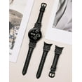 thumbnail image 5 of TOYOUTHS Slim Leather Band Compatible with Google Pixel Watch 3 41mm/Pixel Watch 2/Pixel Watch Band, Women’s Thin Dressy Strap with Celtic Knot Buckle, Premium Genuine Leather Wristband, 5 of 7