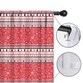 thumbnail image 4 of Blackout Kids Curtains,Red Christmas Striped Pattern Childrens Insulated Curtains Set Of 2,Bedroom Essentials,Toddler Room Decor 42"x63", 4 of 5