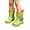 Green, variant on Boys Girls Dinosaur Print Rain Boots Waterproof Nonslip Short Shaft PVC Kids Rain Footwear with Reinforced Cuff Edge Blue Size 8.5 Toddler
