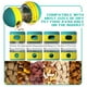 thumbnail image 3 of Juguetes de rompecabezas para perros, dispensación ajustable de golosinas para perros, juguete interactivo de enriquecimiento para perros para mantenerlos ocupados, bola de rompecabezas de a, 3 of 5