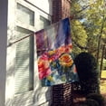 thumbnail image 2 of New York Roses in Watercolor House Flag 28 in x 40 in, 2 of 5