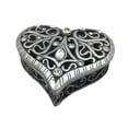 thumbnail image 1 of FASHIONCRAFT 8631 Heart Shaped Curio Box, Trinket Box, Curio Box Favors, Wedding Favor, Bridal Shower Favor, 1-Piece, 1 of 6