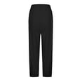 thumbnail image 6 of aidice Women's Capri Pants with Pockets Drawstring Elastic Waist Summer Trendy Casual Capris Solid Color, 6 of 6