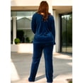thumbnail image 3 of Pijama Afelpada Mujer Polar Pantalón Sudadera Unitalla, 3 of 5