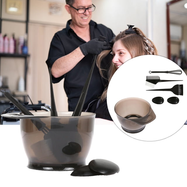CEHVOM Hair Coloring Dyeing Kit Color Brush Comb Mixing Bowl Salon Tint Tool Set
