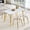 1 White&Gold Table+4 Transparent&Gold Chairs, variant on ExtraLco 5-Piece Dining Table Set for 4, White Faux Marble Tempered Glass Table with 4 Dark Gray Upholstered Chairs for Kitchen Dining Room