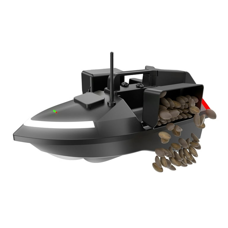 Meterk Fishing Bait Boat 500m Remote Control Bait Boat Dual Motor Fish  Finder 2KG Loading Support Automatic CruiseReturnRoute Correction with  Night Turn Signal for Fishing 