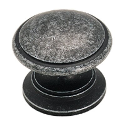 Amerock Advantage - Brass Classics 1-1/4 in (32 mm) Diameter Wrought Iron Dark Cabinet Knob
