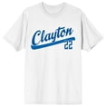 thumbnail image 7 of MLBPA Clayton Kershaw 22 Adult White Crew Neck Short Sleeve T-shirt-Large, 7 of 7