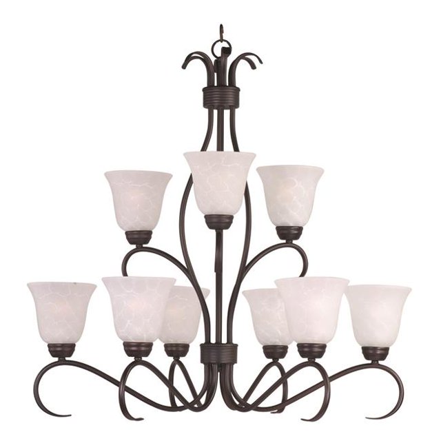 Maxim 10128ICOI 32.75 in. Basix 9 Light Chandelier - Oil Rubbed Bronze