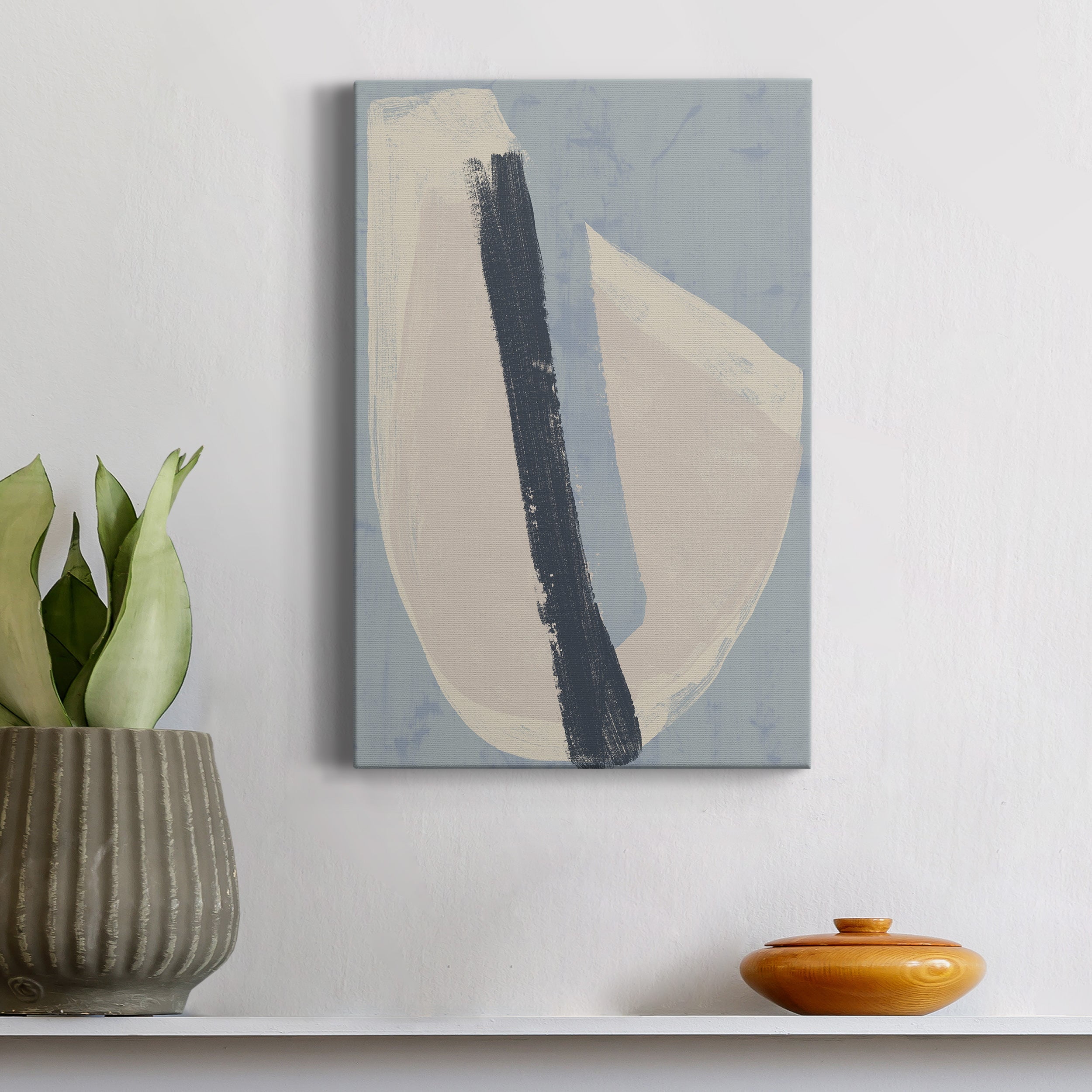 Paper Slice II Premium Gallery Wrapped Canvas - Ready to Hang