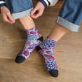 thumbnail image 3 of Pofeuu Cute Nautical Print 30cm Socks, Adult Running Hiking Socks for Youth and Adult, 3 of 7