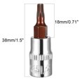 thumbnail image 4 of Unique Bargains 2Pcs 1/4-Inch Drive T20 Torx Bit Socket, S2 Steel, 4 of 4
