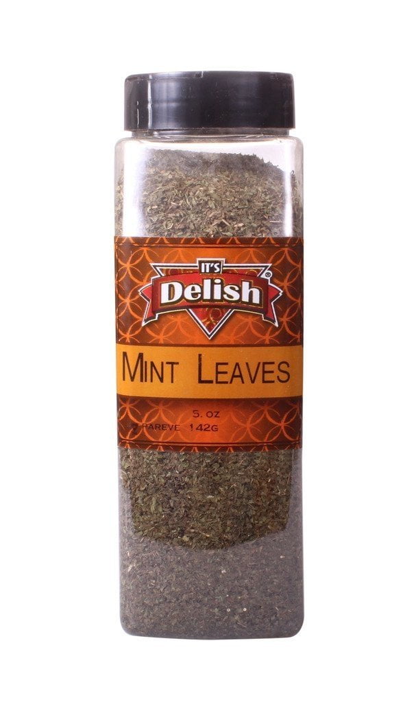 Dried Mint Leaves by Its Delish, 5 Oz. Large Jar