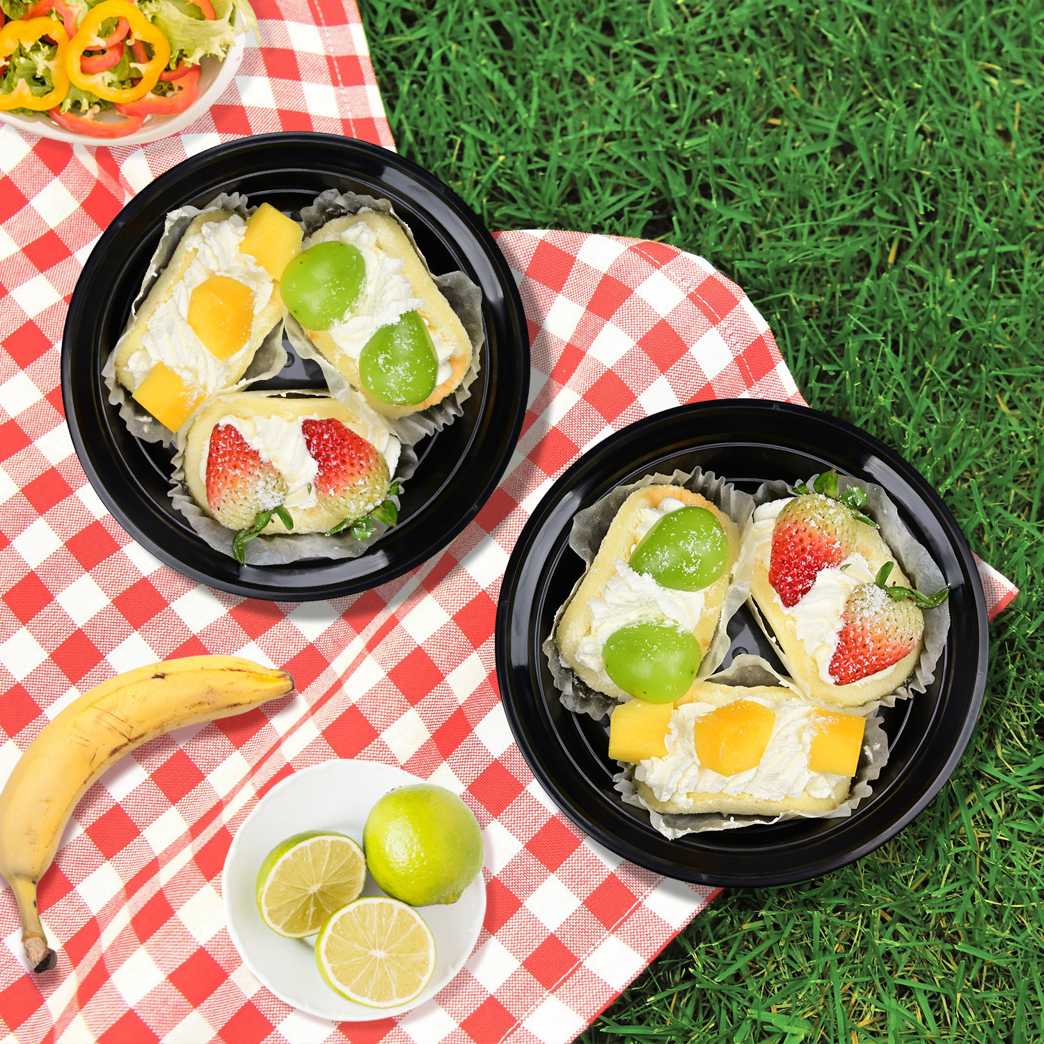 TINANA 15-Pack 16oz Meal Prep Containers with Lids photo 2