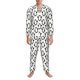 thumbnail image 3 of Balery Lovely Penguin Pijama para Hombre de Dos Piezas con Manga Larga, Conjunto de Dormir y Descanso Suave con Bolsillos-XX-Large, 3 of 7