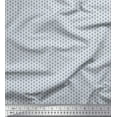 thumbnail image 1 of Soimoi Poly Georgette Fabric Dot & Floral Small Print Fabric by The Yard 42 Inch Wide, 1 of 3