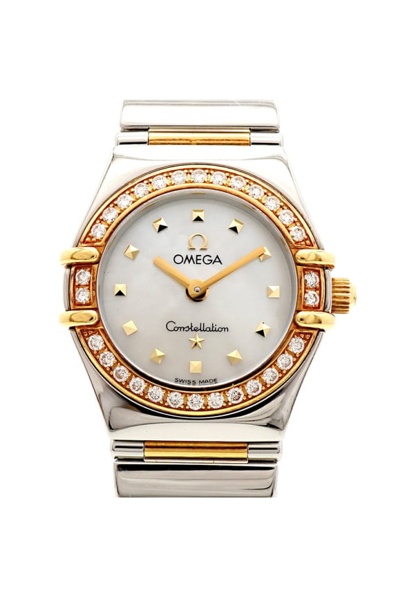 Pre-Owned Omega Constellation My Choice Diamond 1365.71 White Dial Women's Watch