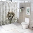 thumbnail image 7 of PRATYUS Dandelion Shower Curtain Waterproof Bath Curtain with Hooks Kids Bathroom Decor Polyester Fiber Bathroom Shower Curtain for Bathroom Decoration with Hooks 69"x72, 7 of 7