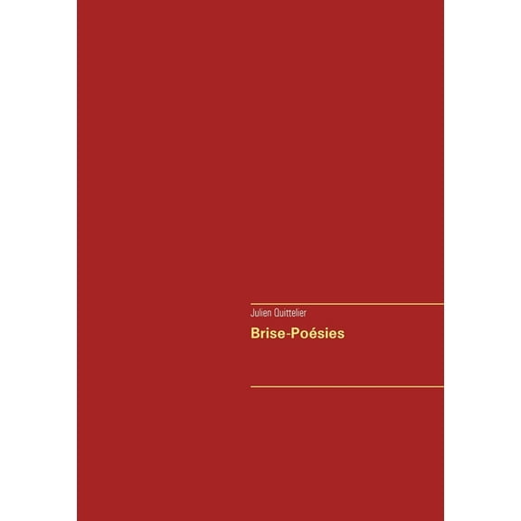Brise-Poésies, (Paperback)