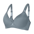 thumbnail image 6 of Everyday Bras for Women Sports Bras for Women Pack Bras Bulk Size A Bras for Women Sports Bras for Women Non Removable Pads Womens Sports Bras Womens Bras Front Closure Woman Bras Sports Grey 38D, 6 of 9