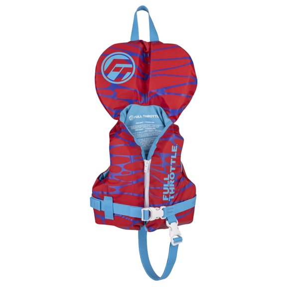 Full Throttle Infant Nylon Life Jacket and Vest, Red