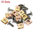thumbnail image 2 of Unique Bargains 10 Ensembles 6x16mm Clip U Phillips Assortiment de Vis Clips Automobiles Vert Armée Ton Bronze, 2 of 7