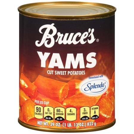 (6 Pack) Bruce's Yams Cut Sweet Potatoes In Syrup, 29 (Best Canned Yams Recipe)