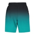 thumbnail image 7 of XIAOCHA Men's Solid Color Swim Trunks Elastic Drawstring Waist Loose Fit Beach Boardshorts, 7 of 7