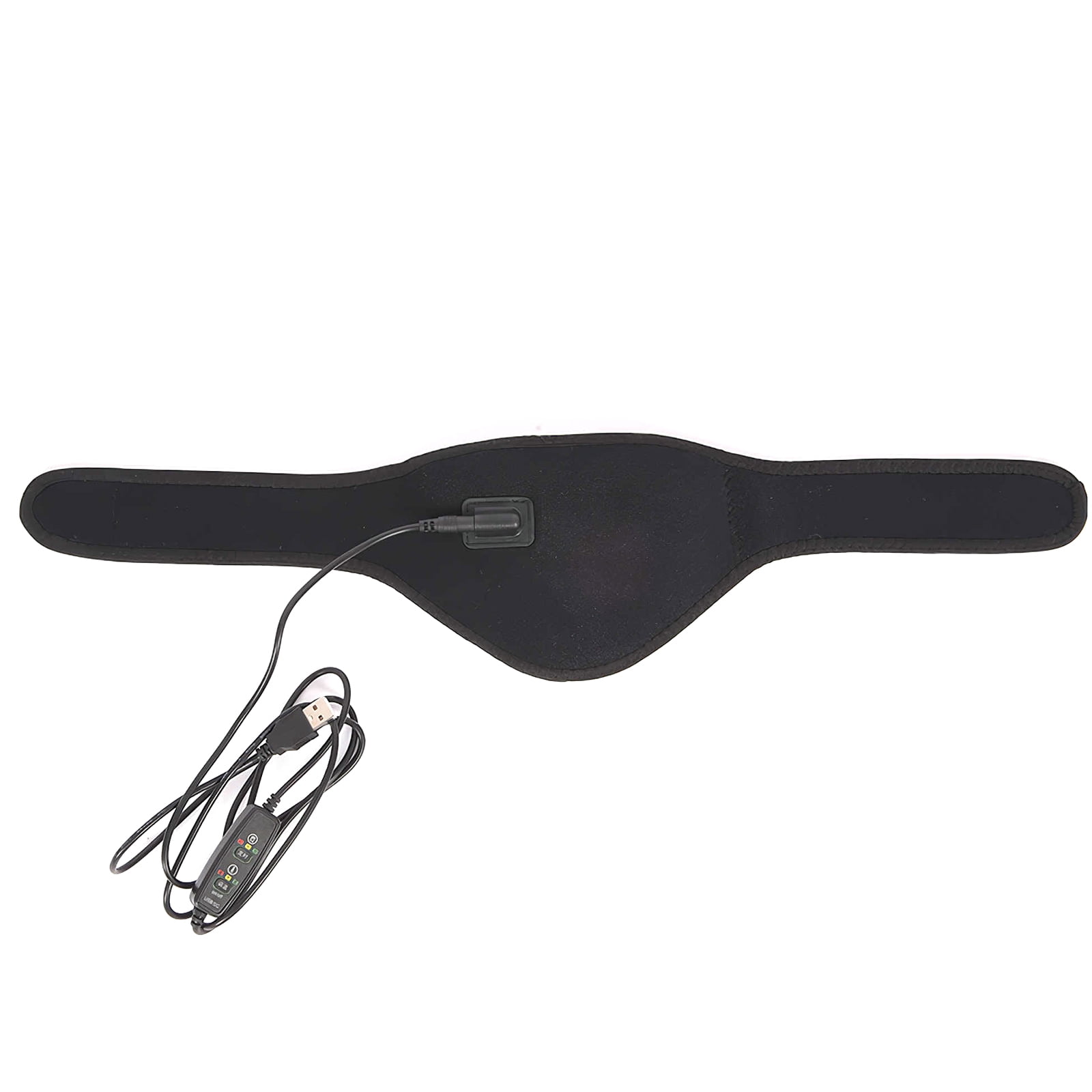 USB Heated Neck Warp Far-Infrared with Adjustable Temperature and Timing Neck Heating Pad Ergonomic for Home Office Travel