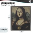 thumbnail image 4 of Stupell Industries Glam Iconic Bitcoin Smile Classic Gray Floating Frame Canvas Art, 25 x 31, by Svetlana Aleynikova, 4 of 8