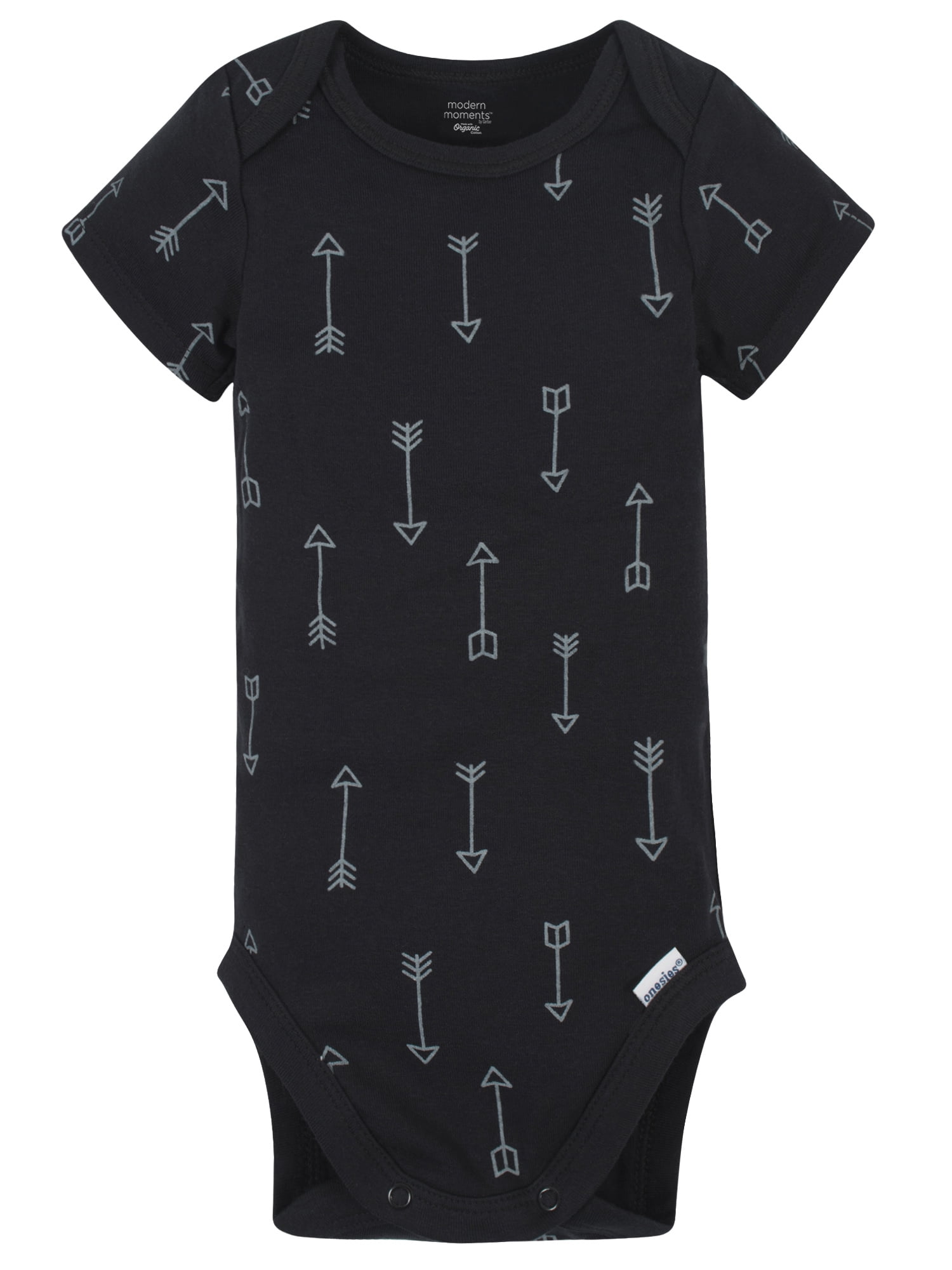 Modern Moments by Gerber Baby Boy Bodysuits, 4-Pack (Newborn-12 Months)
