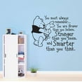 thumbnail image 2 of Children Smarter Than You Think Empowering Quote Wall Decal Decoration You Must Always Remember Cute Cartoon Bear And Pig Friends Lasts Years and Easily Removable - Size: 10 In(W) x 8 In(H), 2 of 5