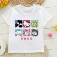 thumbnail image 4 of Camiseta de verano de los años 2000 con Hello Kitty para niños, bonita camiseta de Sanrio para niños, ropa de manga corta, camiseta para niños y niñas, 4 of 5