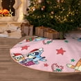 thumbnail image 6 of Saiise Bluey Print Christmas Tree Skirt 36" Tree Skirt Rustic Christmas Decorations for Winter New Year Holiday Party Decor Indoor Outdoor, 6 of 7