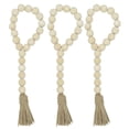 thumbnail image 1 of Coofit Wood Bead Garland Rustic Decorative Prayer Beads Decor Wall Hanging Decoration, 1 of 10