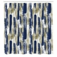 thumbnail image 2 of Ambesonne Modern Art Shower Curtain, Grunge Art Effect Print, 69"Wx84"L, Dusk White, 2 of 4