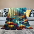 thumbnail image 2 of PIKWEEK Sunlit Underwater World Blanket, Bright Marine Design, Comfy Ideal for Home &amp; Office, Loved by Adults and Kids, 2 of 6