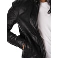 thumbnail image 5 of Superdry Leather Racer Jacket, Black, 5 of 9