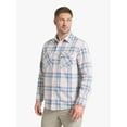 thumbnail image 4 of Chaps Men's & Big Men's Long Sleeve Knit Flannel Shirt, Sizes S-3XL, 4 of 8