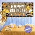 thumbnail image 2 of Big Dot of Happiness Dig It - Construction Kraft Paper Banner, Construction Truck Happy Birthday Party Banner, Printed Brown Paper Party Sign Decoration – 1 Count, 2 of 5