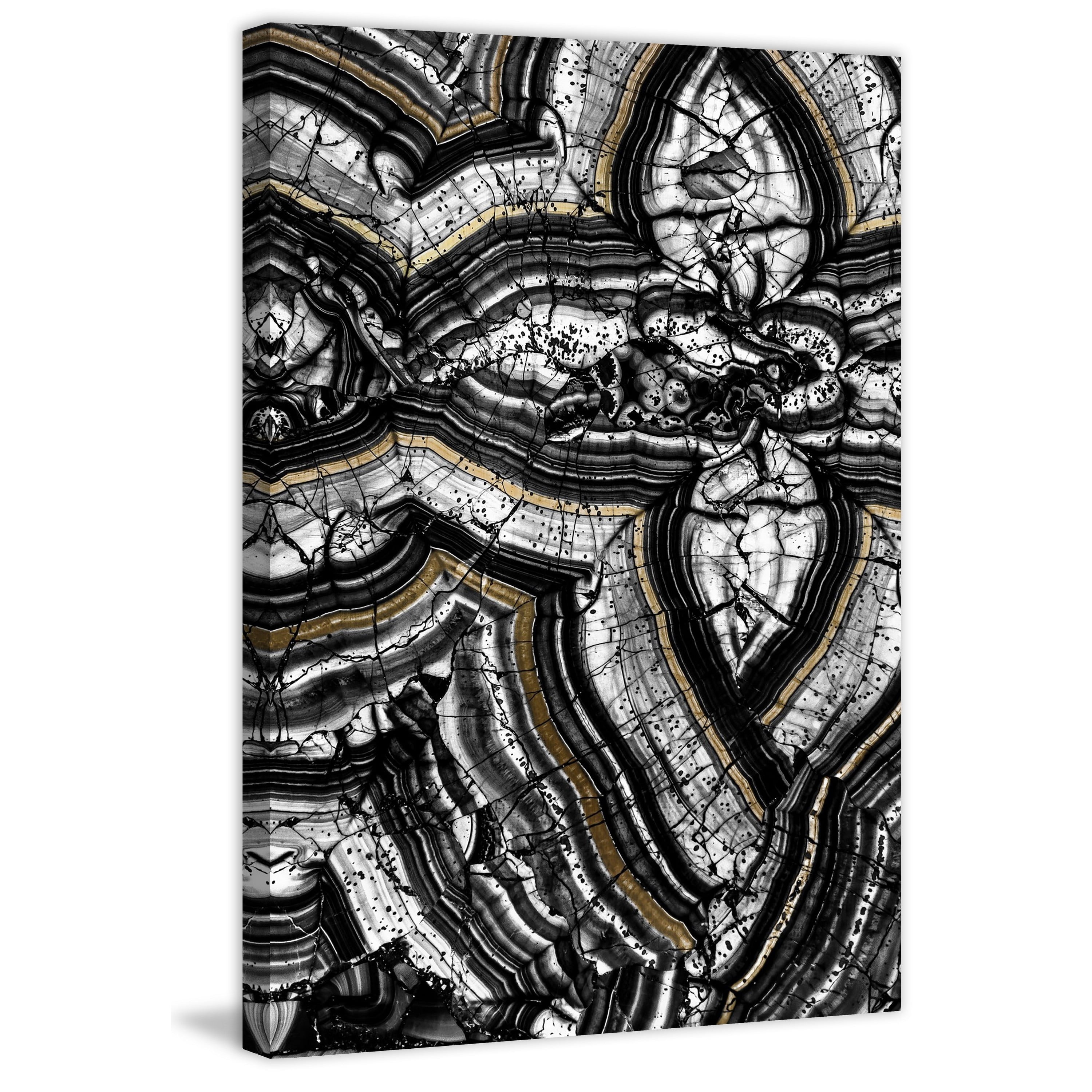 Marmont Hill - "Layer Fragments" Painting Print on Wrapped Canvas