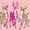 Pink Frost, variant on Girls Holiday Graphic Tee with Long Sleeves by Holiday Time, Sizes 4-24