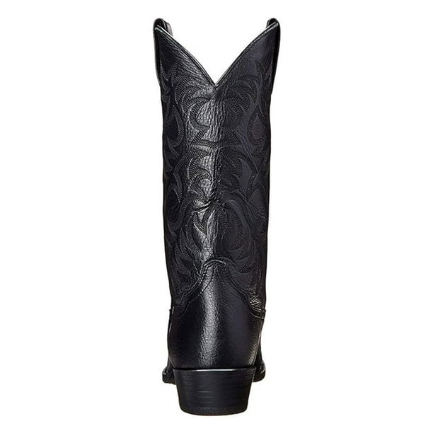 Transemion Stay Comfortable And Stylish All Day Long In Western Cowboy Non slip High Heel Pointed Toe black 39 Walmart