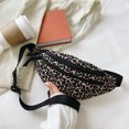 thumbnail image 4 of Bolsa de cintura de pecho de gran capacidad Vintage para mujer, informales con estampado de leopardo Ndcxsfigh Para Estrenar, 4 of 9