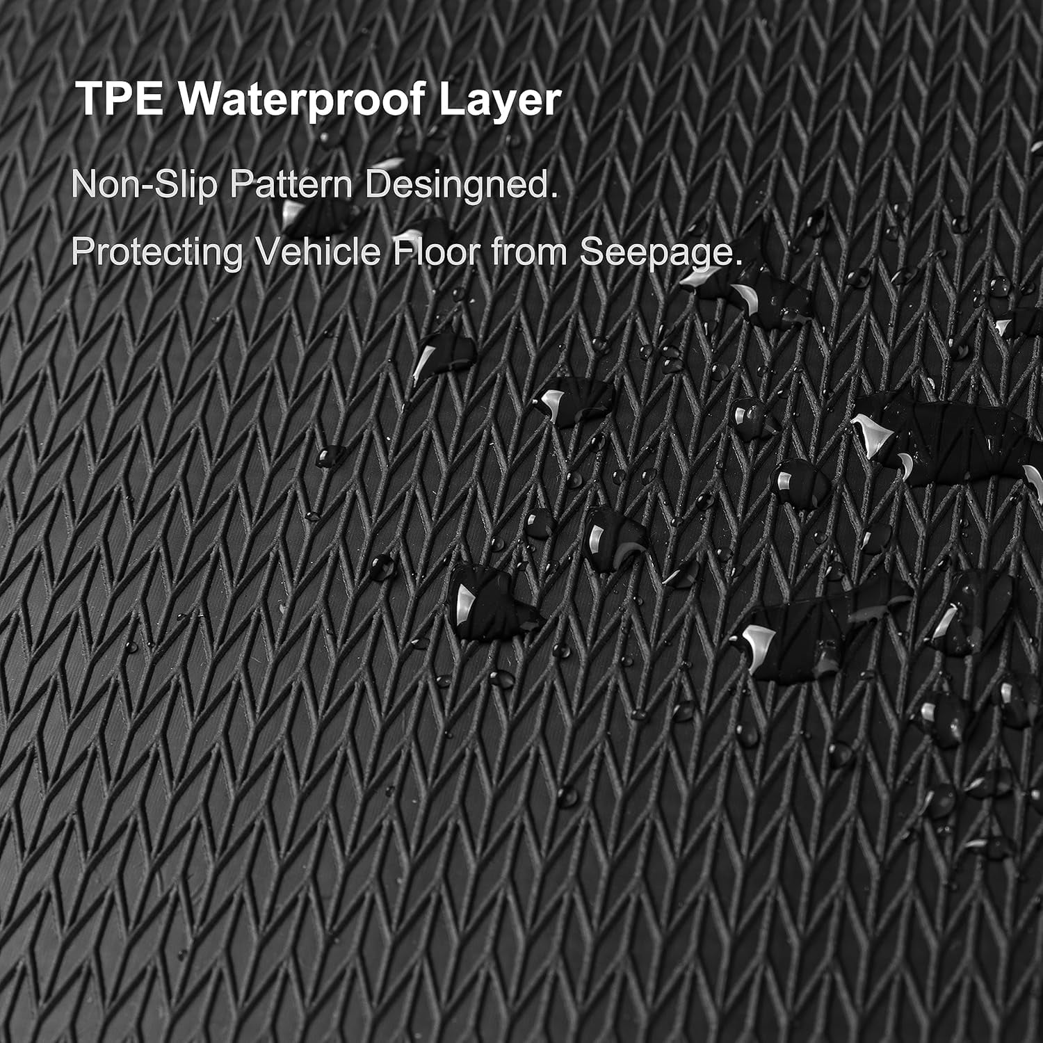 WENNEBIRD Superior Carpet Front Row Floor Mats for 2024-2025 Tesla Model 3, 0.6 inch Thickness Rugs - 2pc