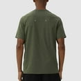 thumbnail image 7 of GuangCheng Mens Solid Color Crew Neck T-Shirt,Baggy Fit,Soft,Breathable,Lightweight,Casual Everyday Wear,Pullover Tops,Army Green,Size M, 7 of 7