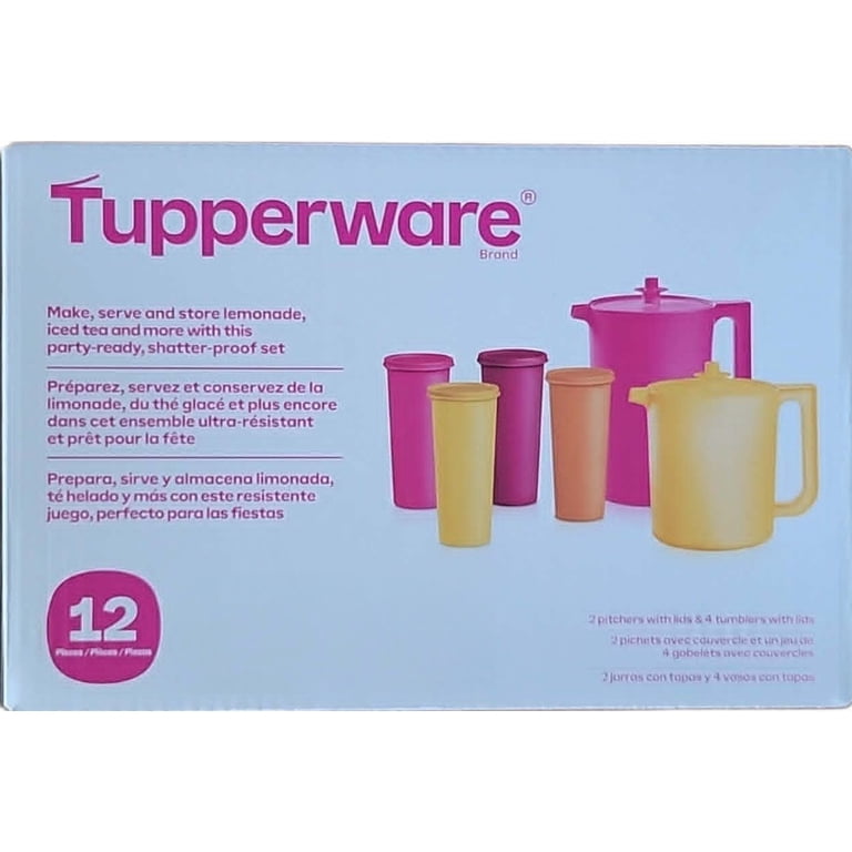 Tupperware コールドブレンダー ピンク Tupperware Party-Ready Shatter-Proof Versatile Beverage Drinkware