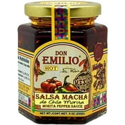Salsa Macha Morita 9oz, Chili Crisp Oil Hot Sauce,  All Natural, Vegan, Keto - HOT