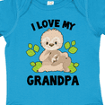 thumbnail image 4 of Inktastic Cute Sloth I Love My Grandpa with Green Leaves Boys or Girls Baby Bodysuit, 4 of 5